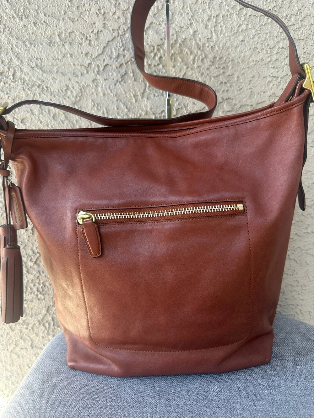 COACH Vintage Legacy Leather Duffle crossbody bag - Large size